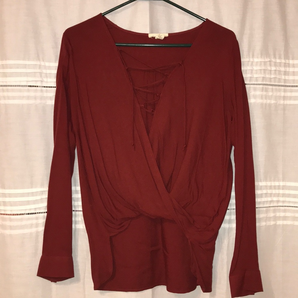 High-low lace up top from Urban Outfitters